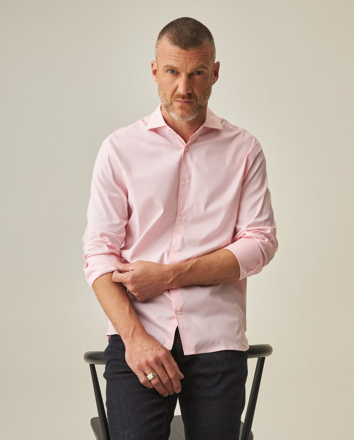 Men´s Regular Fit Shirt - Pink 63_612H007_ROS130403_3