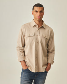 Men´s Regular Fit Shirt - Beige 63_612H011_BEI161102_0