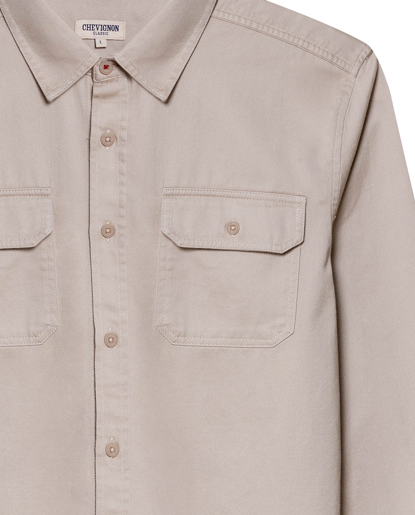 Men´s Regular Fit Shirt - Beige 63_612H011_BEI161102_8
