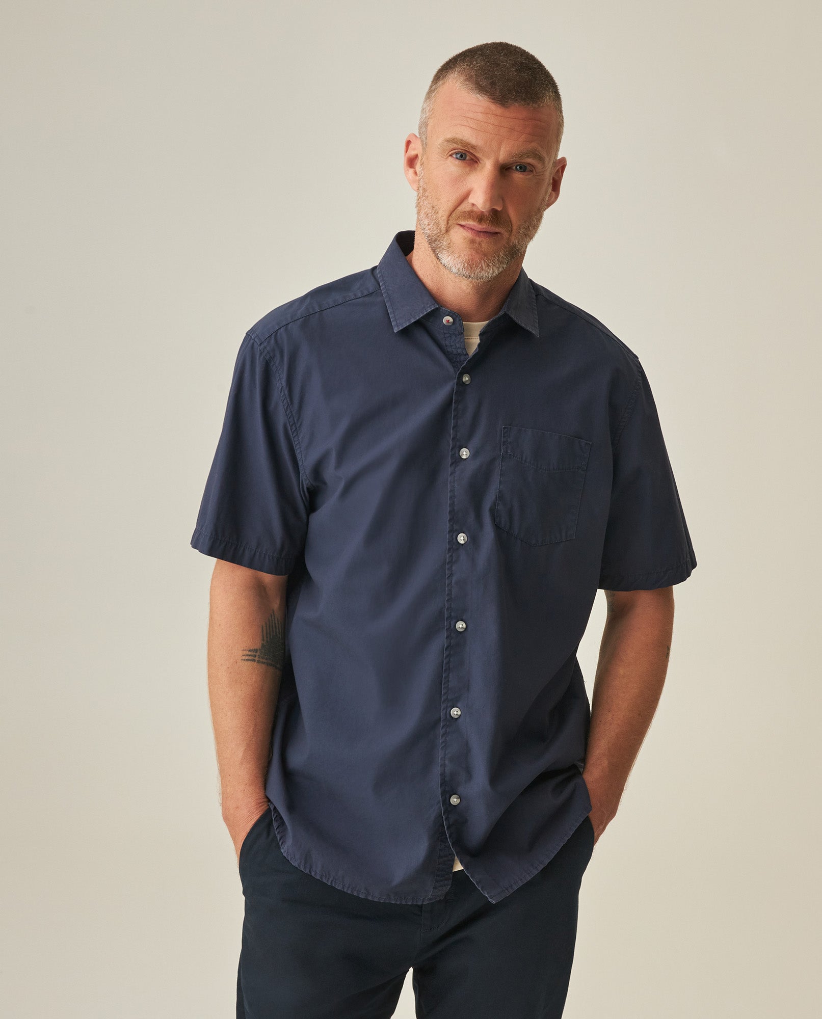 Men´s Regular Fit Shirt - Blue 63_612H013_AZU193924_0