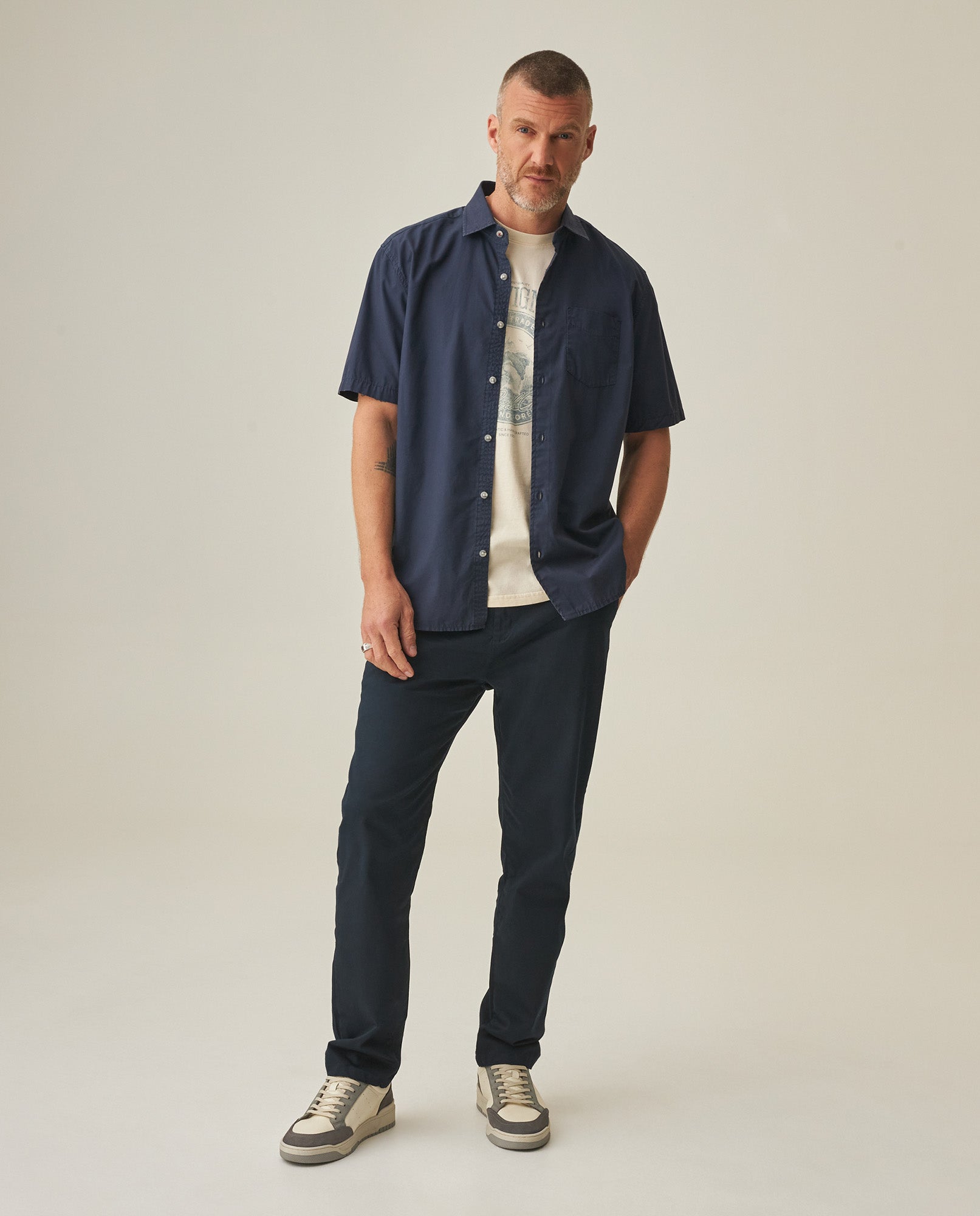Men´s Regular Fit Shirt - Blue 63_612H013_AZU193924_3