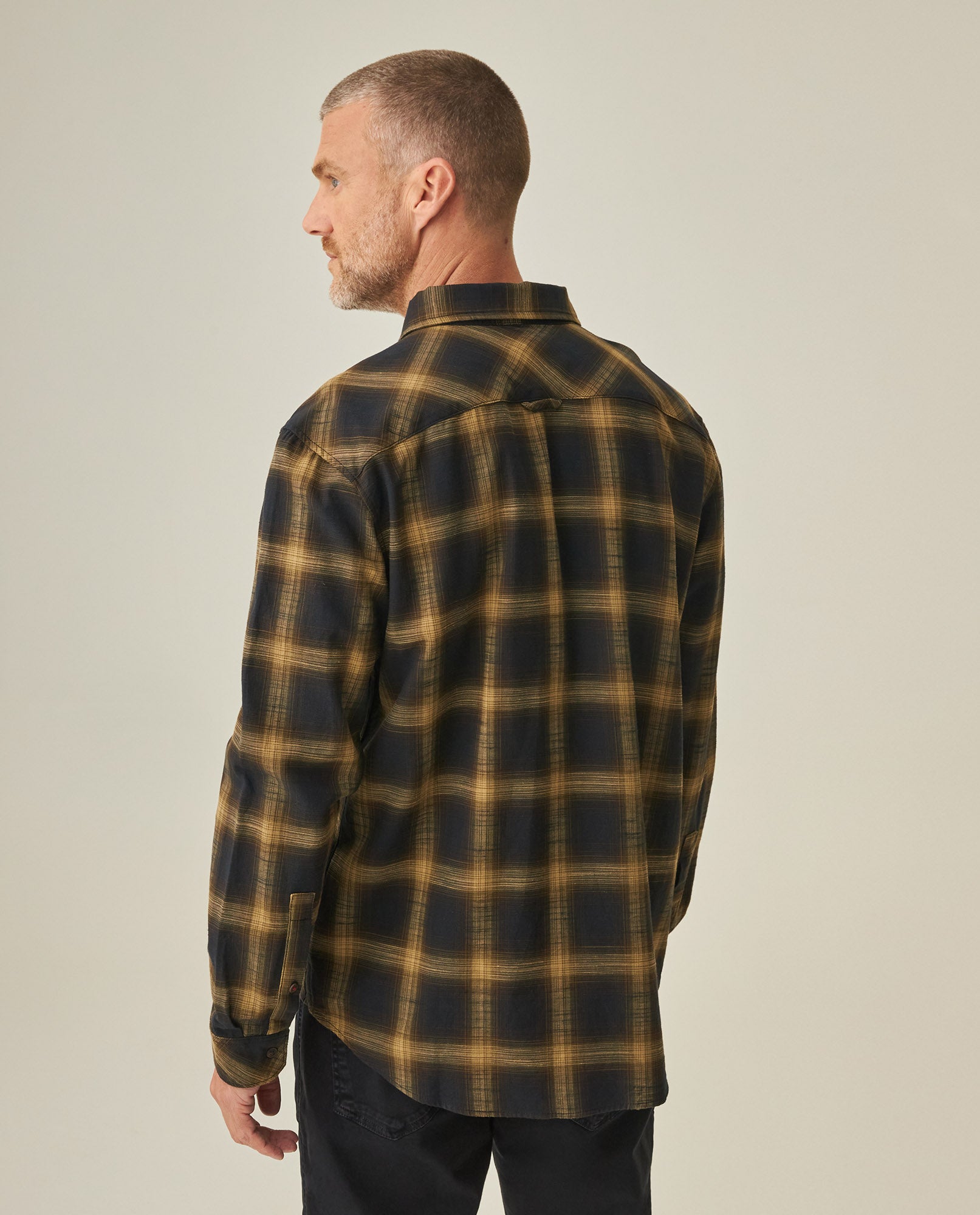Classic Fit Shirt for Men - Black 63_612H017_NEG194004_6
