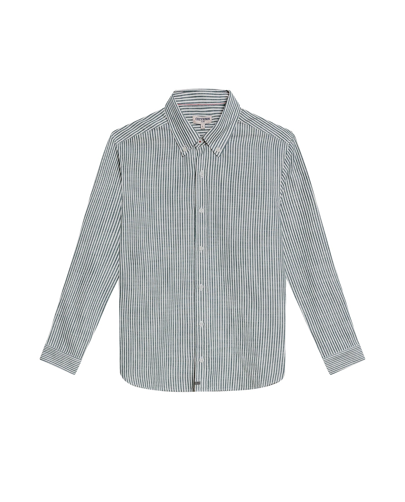 Slim Fit Shirt for Men - Green 63_612H019_VER195914_4