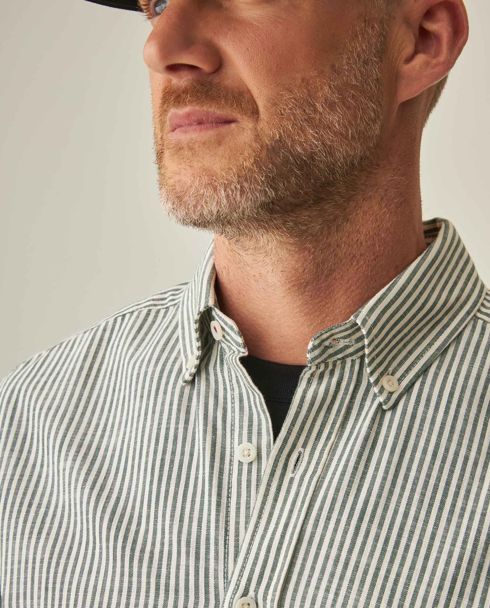 Slim Fit Shirt for Men - Green 63_612H019_VER195914_5