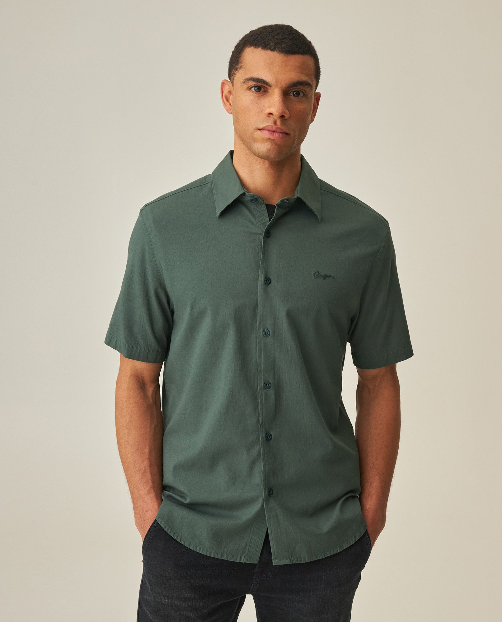 Men´s Regular Fit Shirt - Green 63_612H020_VER195914_0
