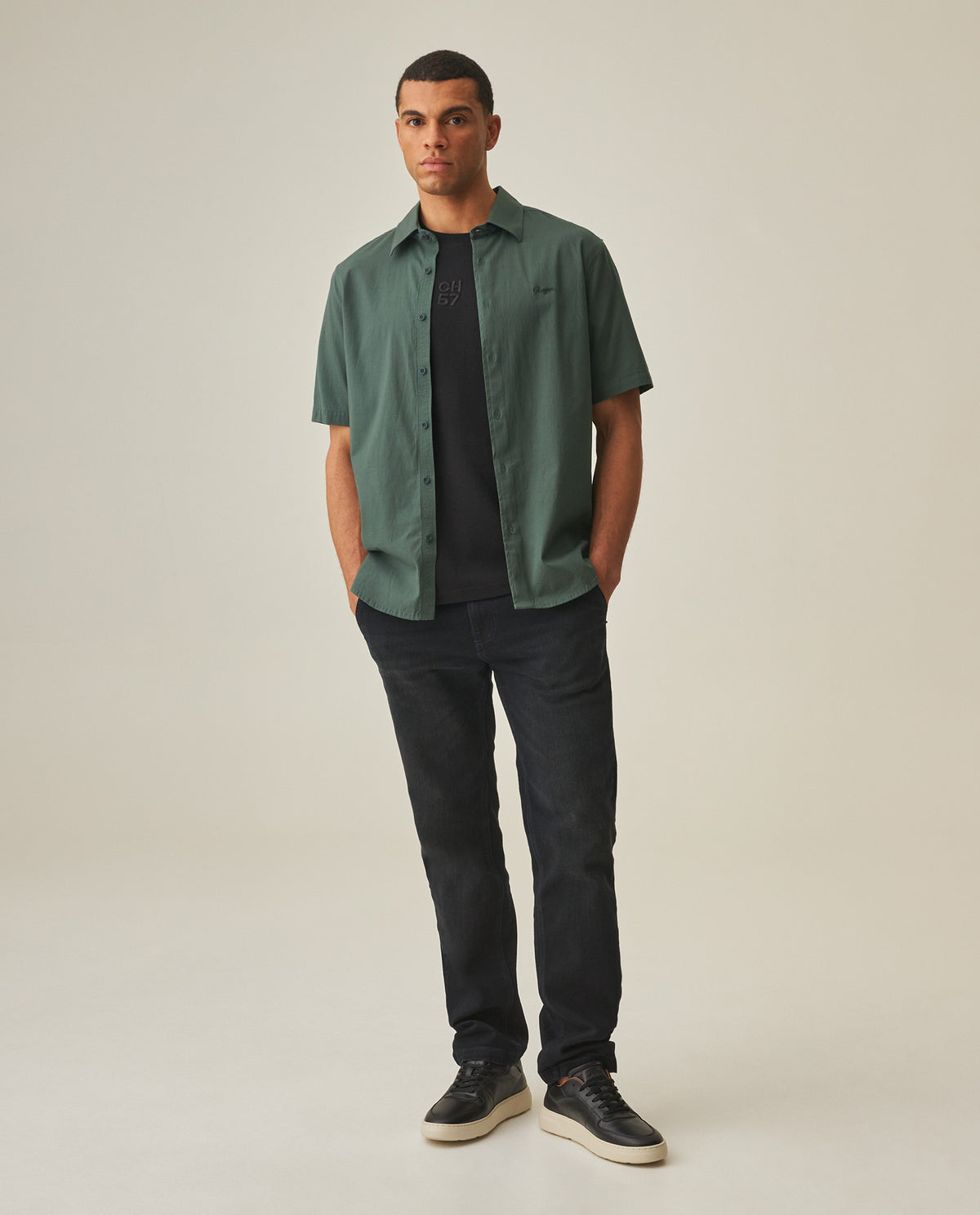 Men´s Regular Fit Shirt - Green 63_612H020_VER195914_3