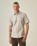 Linen Slim Fit Shirt for Men - Brown 63_612H021_CAF190916_0