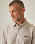 Linen Slim Fit Shirt for Men - Brown 63_612H021_CAF190916_5