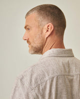 Linen Slim Fit Shirt for Men - Brown 63_612H021_CAF190916_7