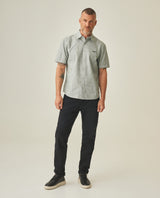 Linen Slim Fit Shirt for Men - Green 63_612H021_VER195350_3