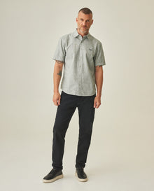 Linen Slim Fit Shirt for Men - Green 63_612H021_VER195350_3