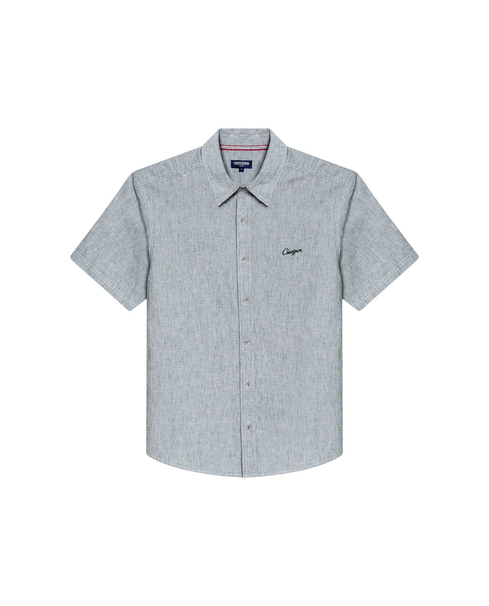 Linen Slim Fit Shirt for Men - Green 63_612H021_VER195350_4