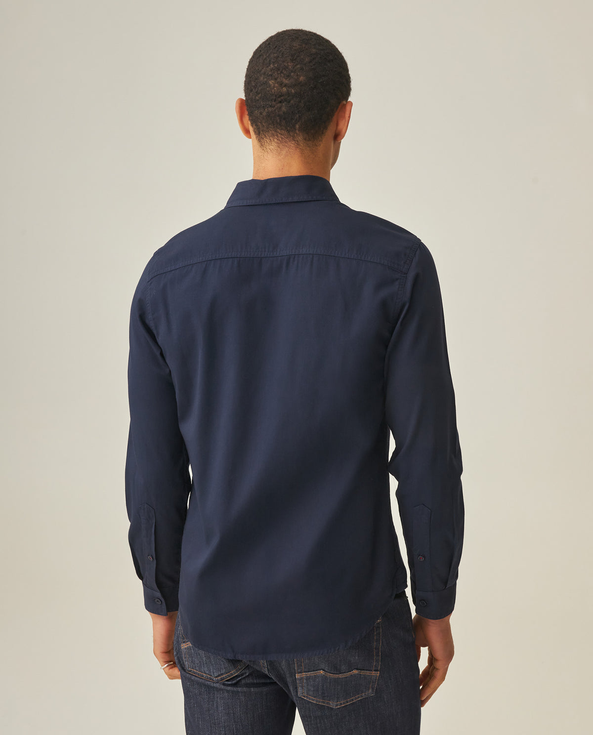 Slim Fit Shirt for Men - Blue 63_612H022_AZU193923_6