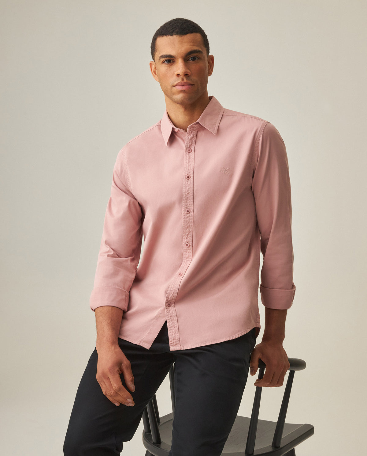 Slim Fit Shirt for Men - Pink 63_612H022_ROS151607_0