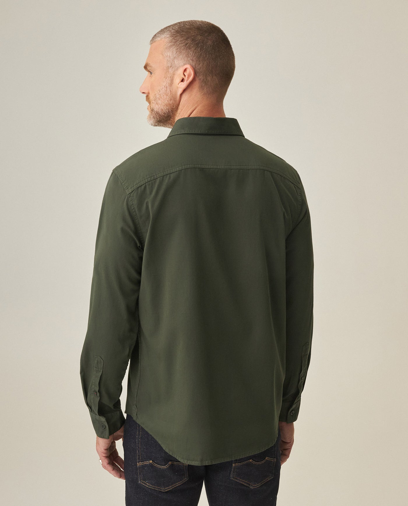 Slim Fit Shirt for Men - Green 63_612H022_VER190415_7