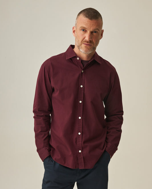Slim Fit Shirt for Men - Brown 63_612H023_CAF191625_3