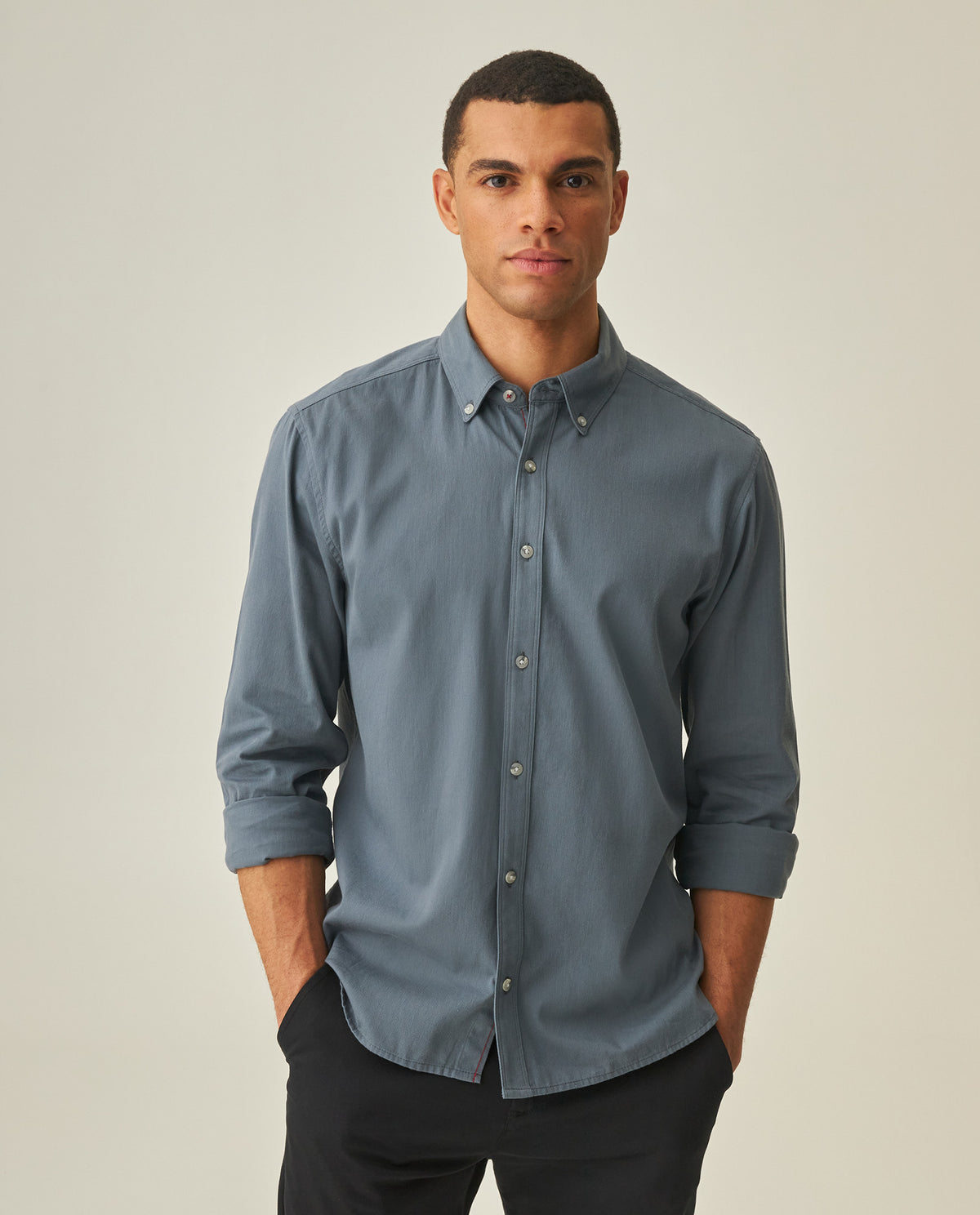 Slim Fit Shirt for Men - Blue 63_612H024_AZU184214_0