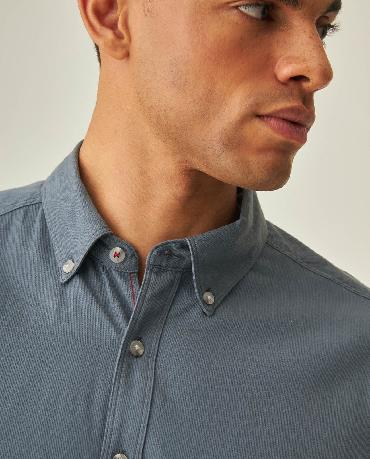 Slim Fit Shirt for Men - Blue 63_612H024_AZU184214_5