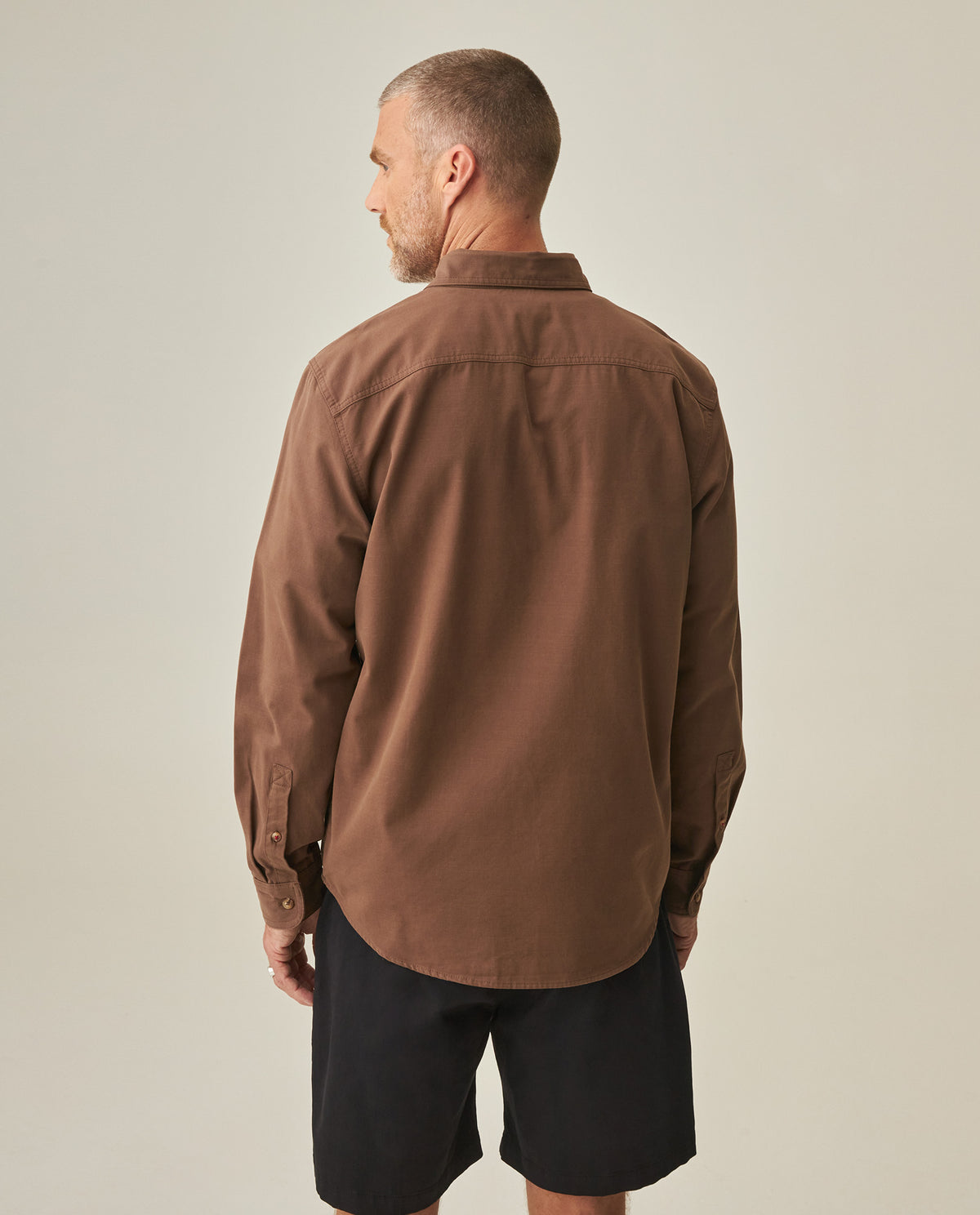 Men´s Regular Fit Shirt - Brown 63_612H025_CAF190916_6