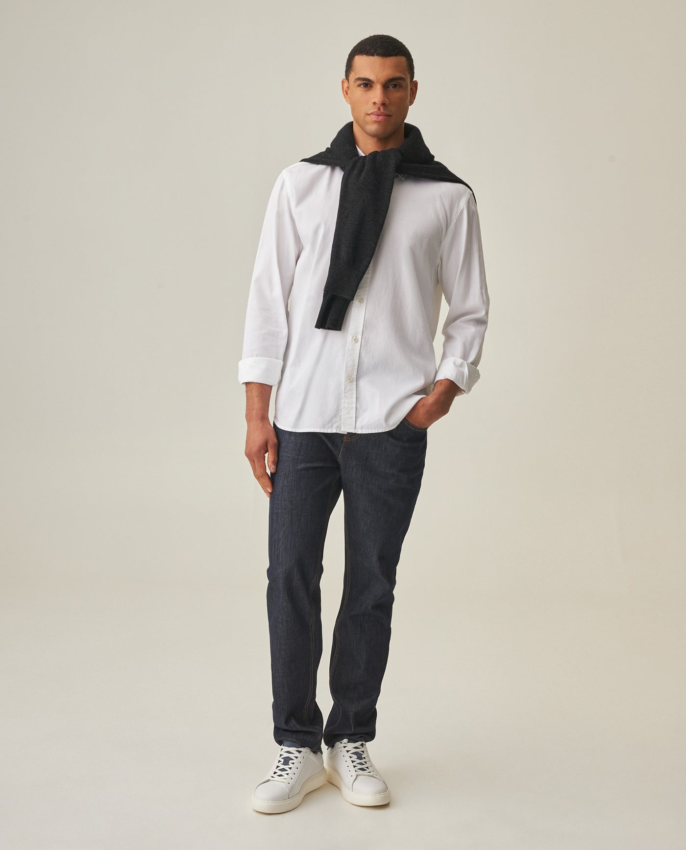 Men´s Regular Fit Shirt - White 63_612H028_BLA110601_3