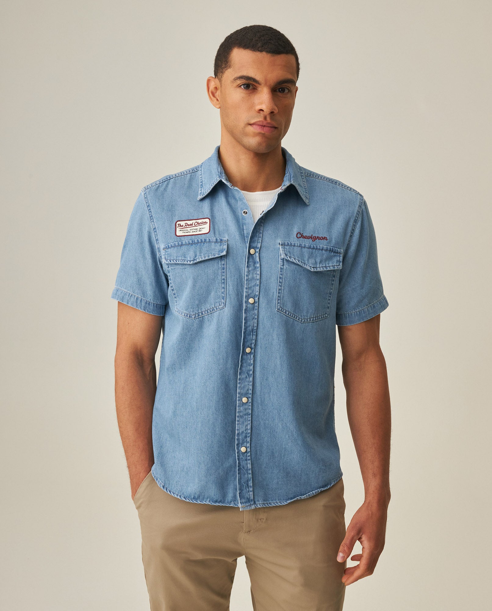 Denim Shirt for Men - Blue 63_612H029_AZU144115_3