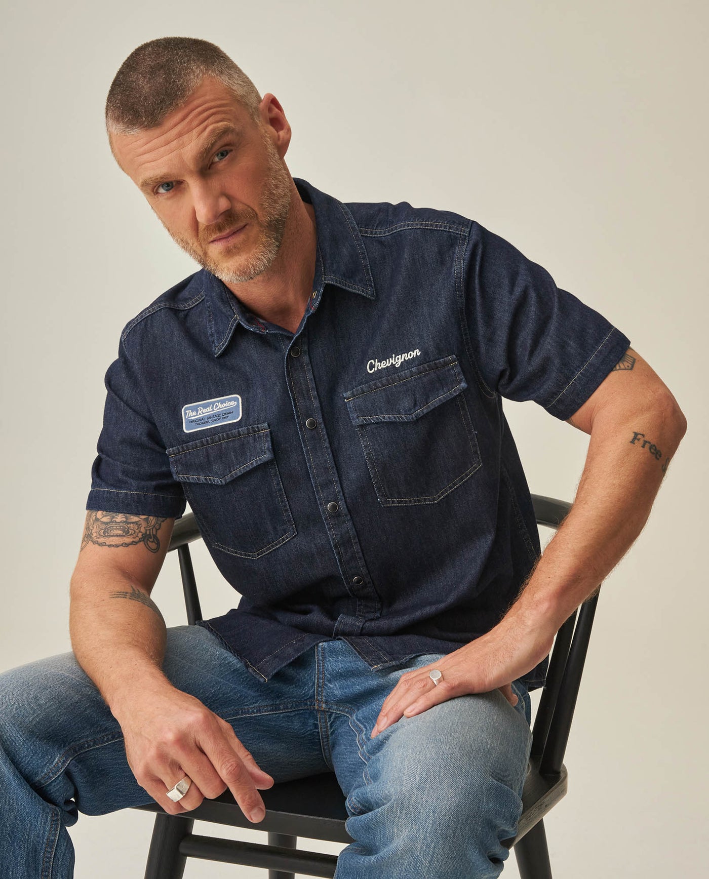 Denim Shirt for Men - Blue 63_612H029_AZU193924_3