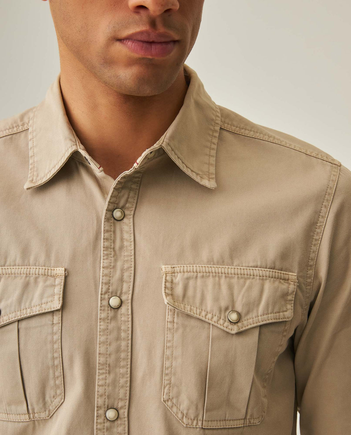 Slim Fit Shirt for Men - Gray 63_612H030_GRI171107_5