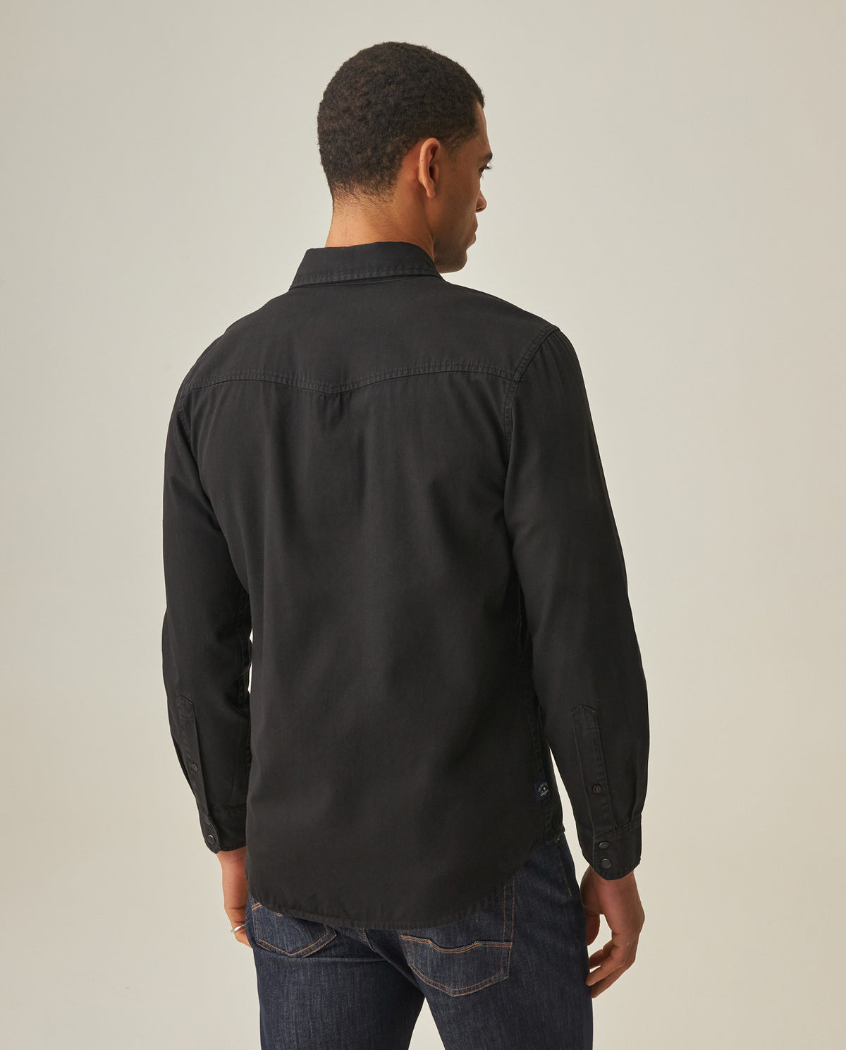 Slim Fit Shirt for Men - Black 63_612H030_NEG194007_6