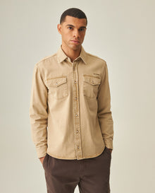 Men´s Regular Fit Shirt - Brown 63_612H032_CAF171320_0