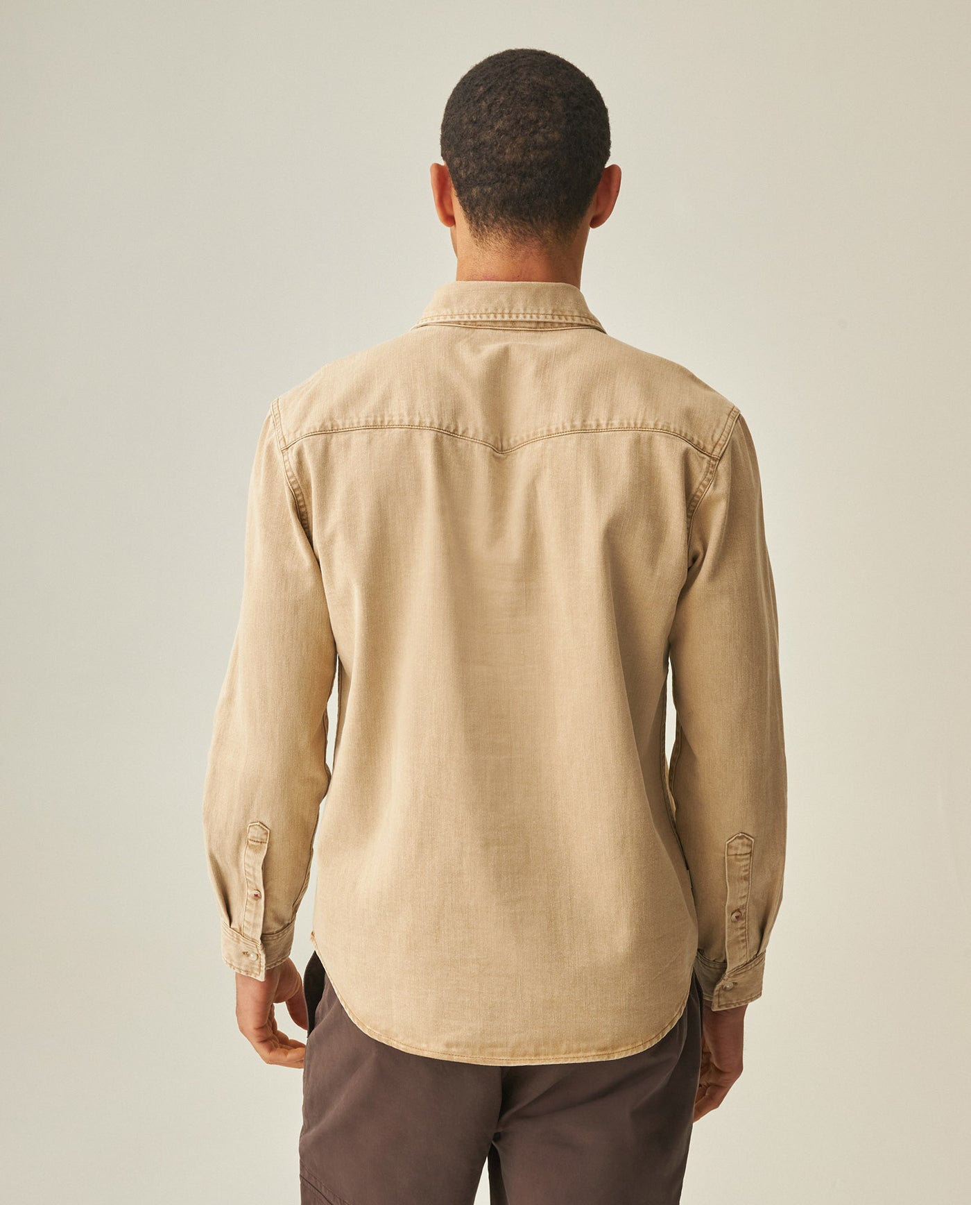 Men´s Regular Fit Shirt - Brown 63_612H032_CAF171320_6