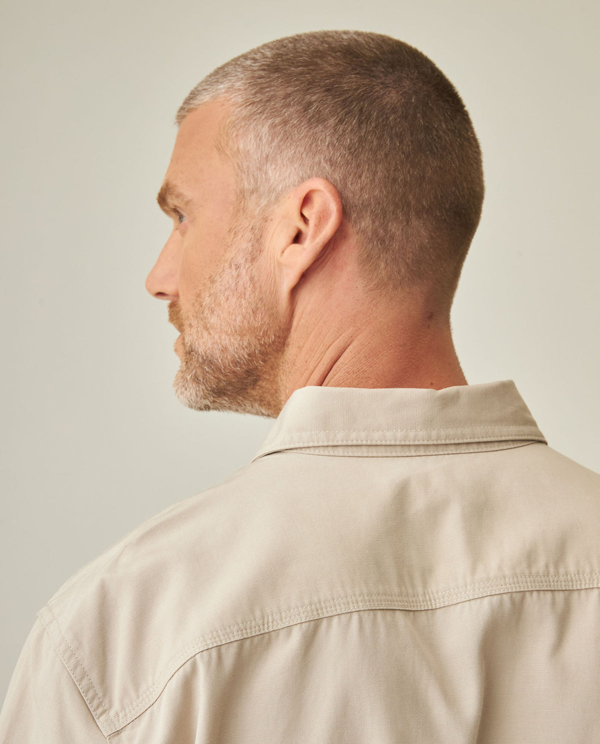 Classic Fit Shirt for Men - Beige 63_612H033_BEI161102_7