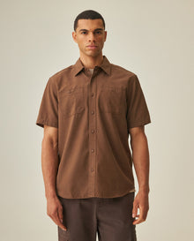 Classic Fit Shirt for Men - Brown 63_612H033_CAF190916_3