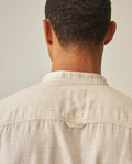 Men's Short Sleeve Linen Shirt - Yellow 63_612H037_AMA110907_7