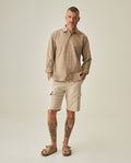 Linen Shirt for Men - Beige 63_612H038_BEI161102_3