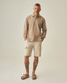 Linen Shirt for Men - Beige 63_612H038_BEI161102_3