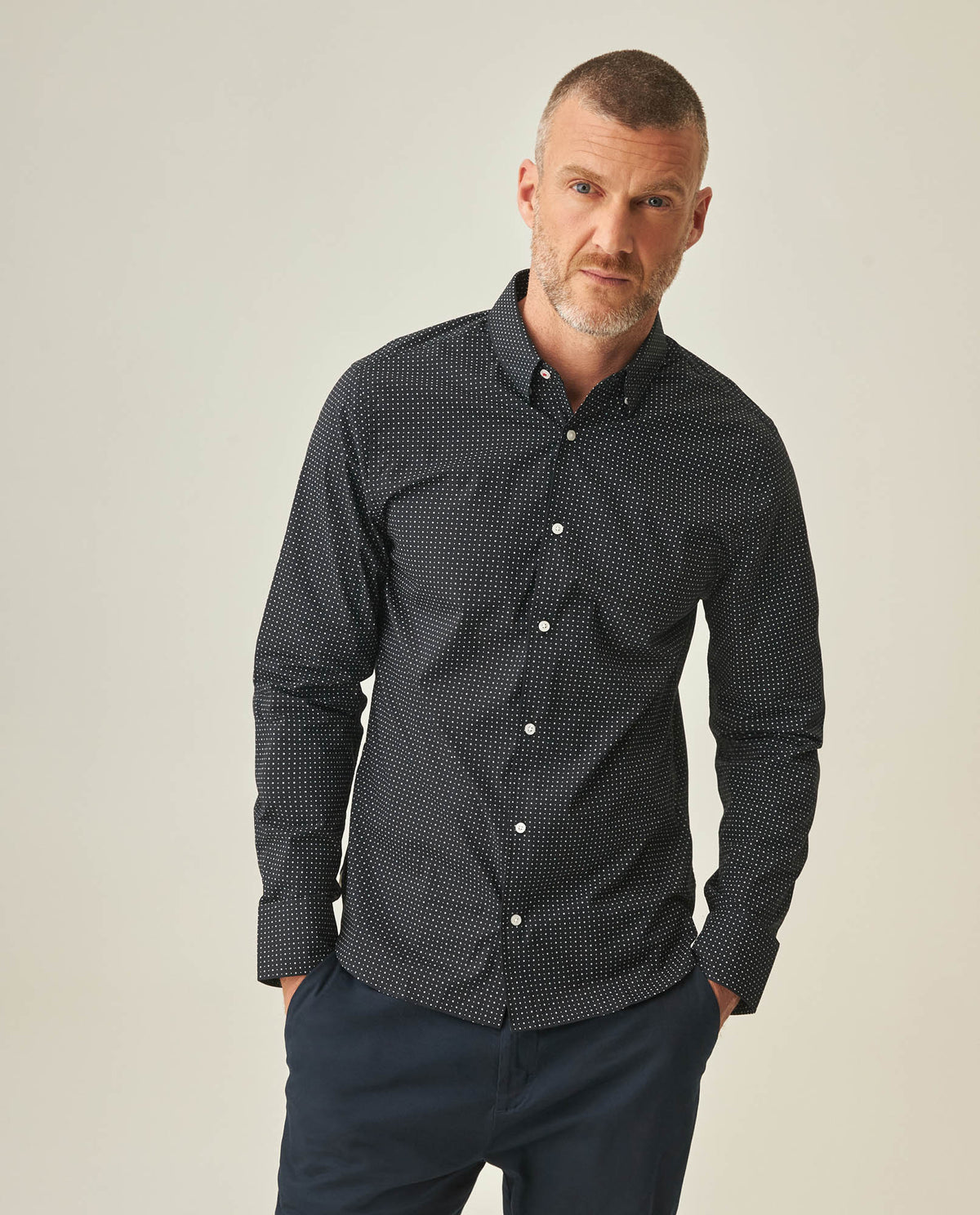 Slim Fit Shirt for Men - Blue 63_612H040_AZU194030_3