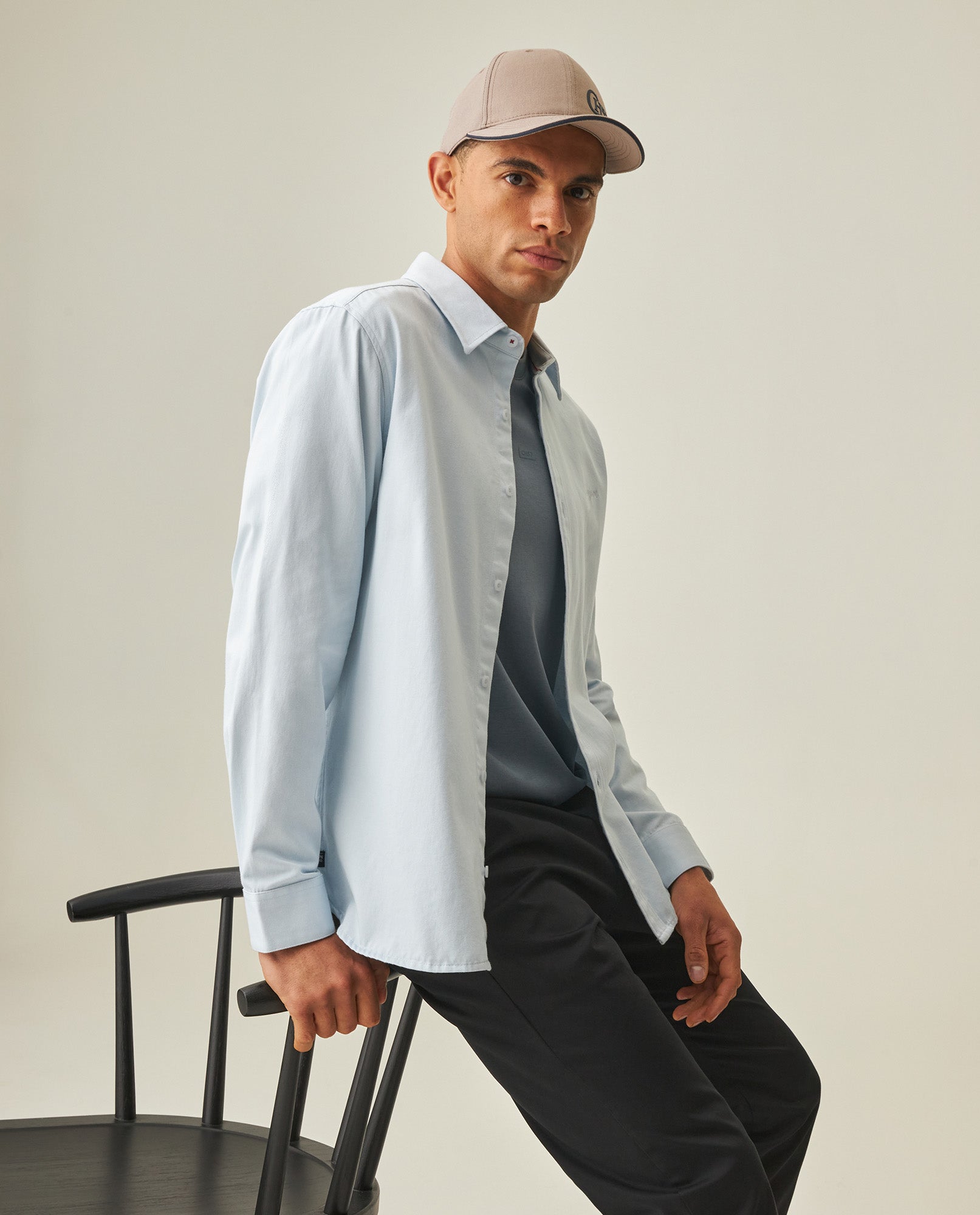 Men´s Slim Fit Shirt - Blue 63_612H041_AZU134111_0