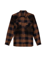 Mens Oversized Plaid Shirt - Special Collection - Brown 63_612H200_CAF190840_4