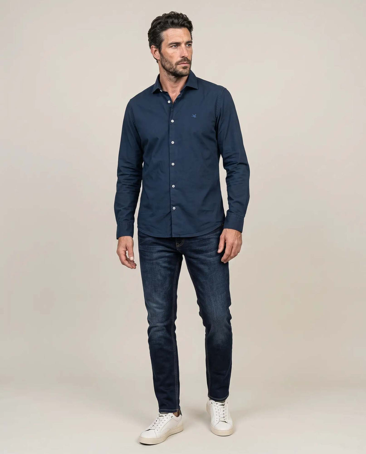 Men´s Slim Fit Shirt - Blue 63_614D200_AZU194052_4