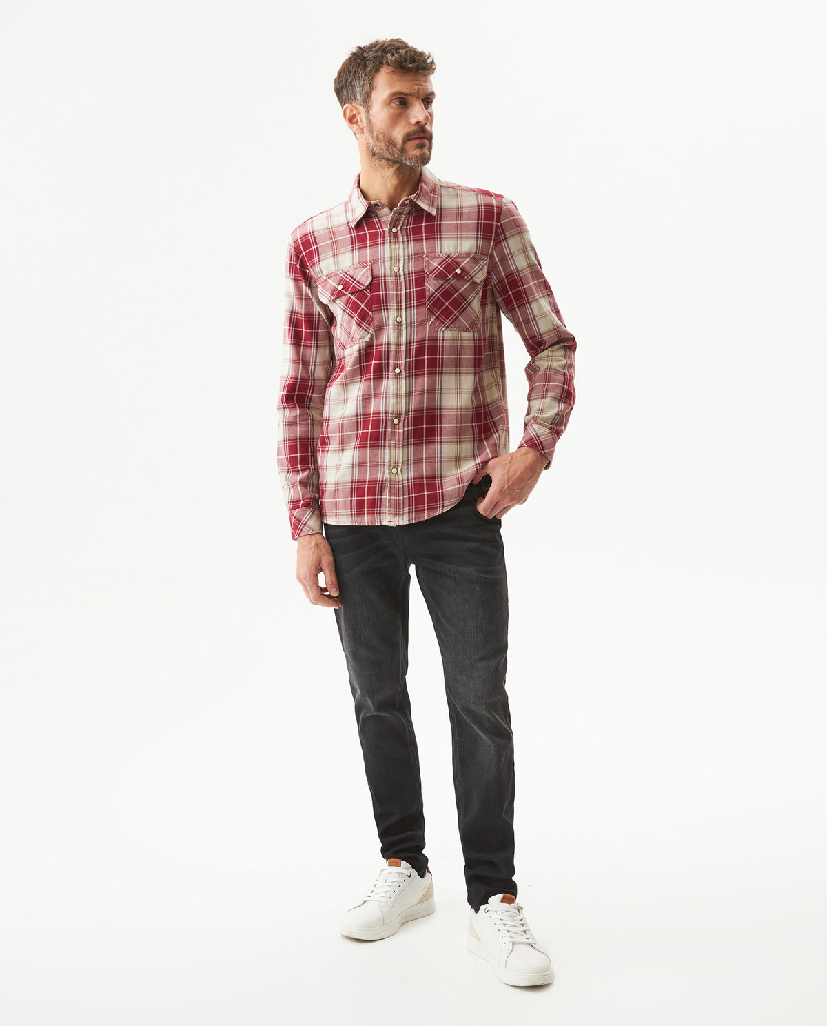 Men´s Regular Fit Shirt - Red 63_614G000_ROJ191724_4