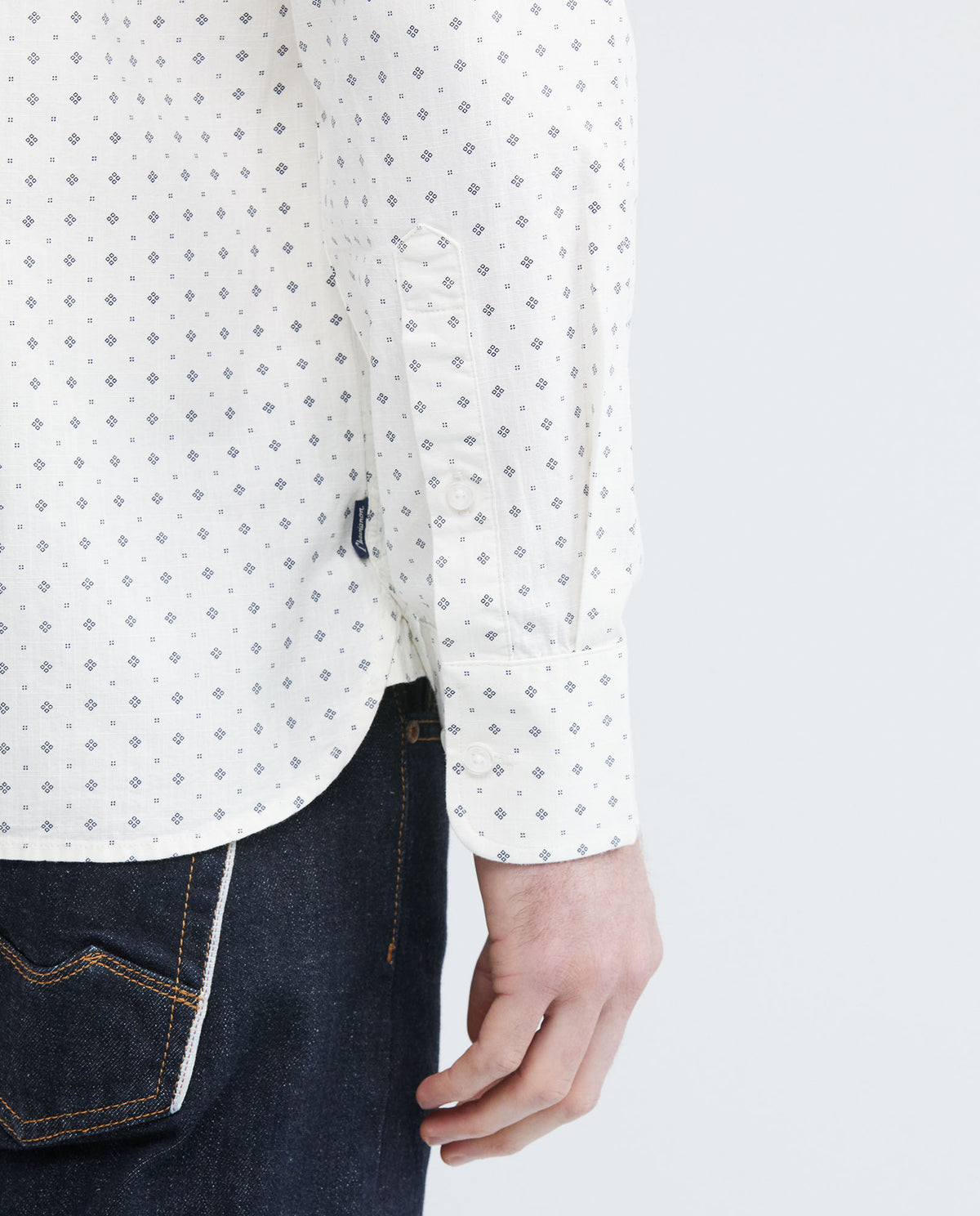 Men´s Dobby Cotton Shirt - Raw 63_617E203_CRU111001_6