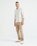 KHAKI LINEN SHIRT