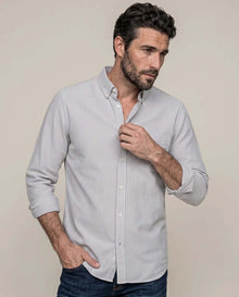 Men´s Striped Cotton Shirt - Gray 63_617F201_GRI190000_0