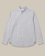 Men´s Striped Cotton Shirt - Gray 63_617F201_GRI190000_3