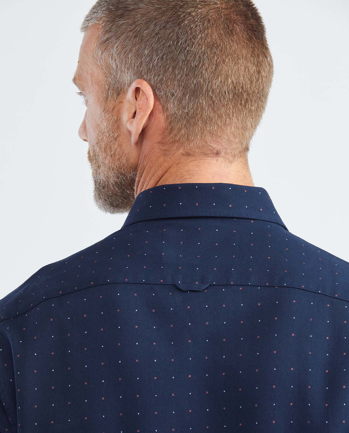 Men´s Mini Print Shirt - Blue 63_617F204_AZU194020_6