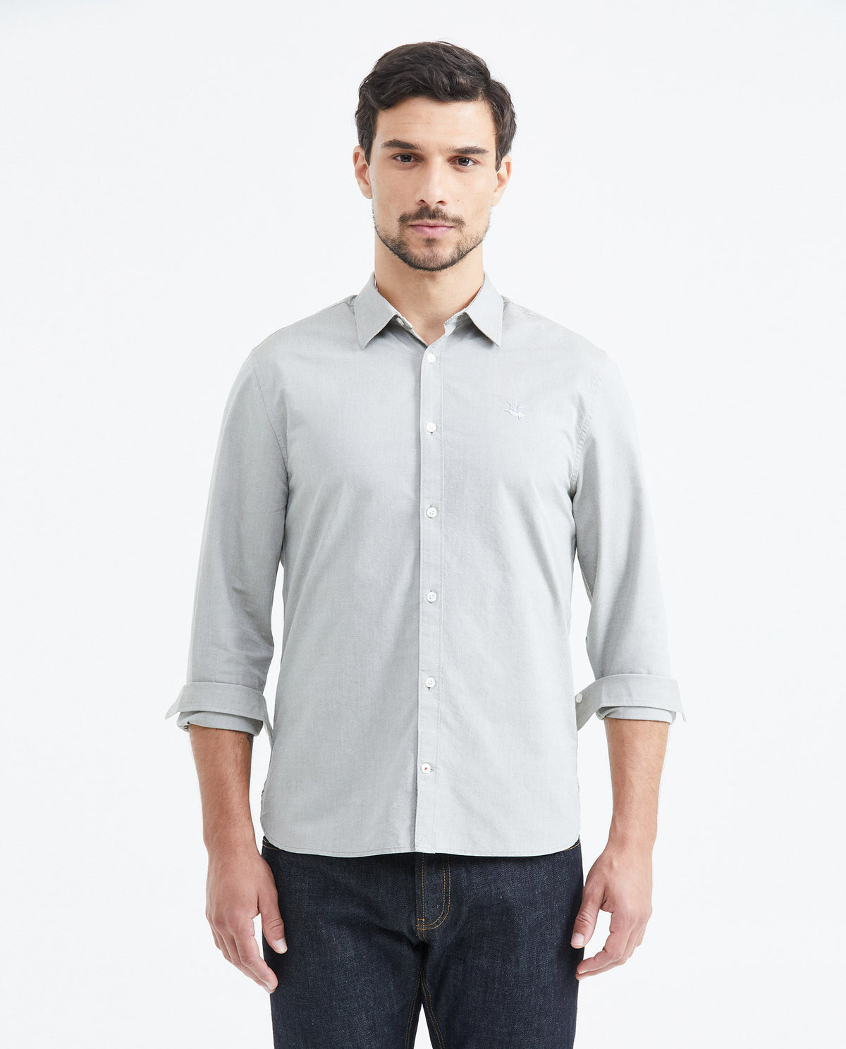 Men´s Oxford Shirt - Green 63_617F400_VER180521_4