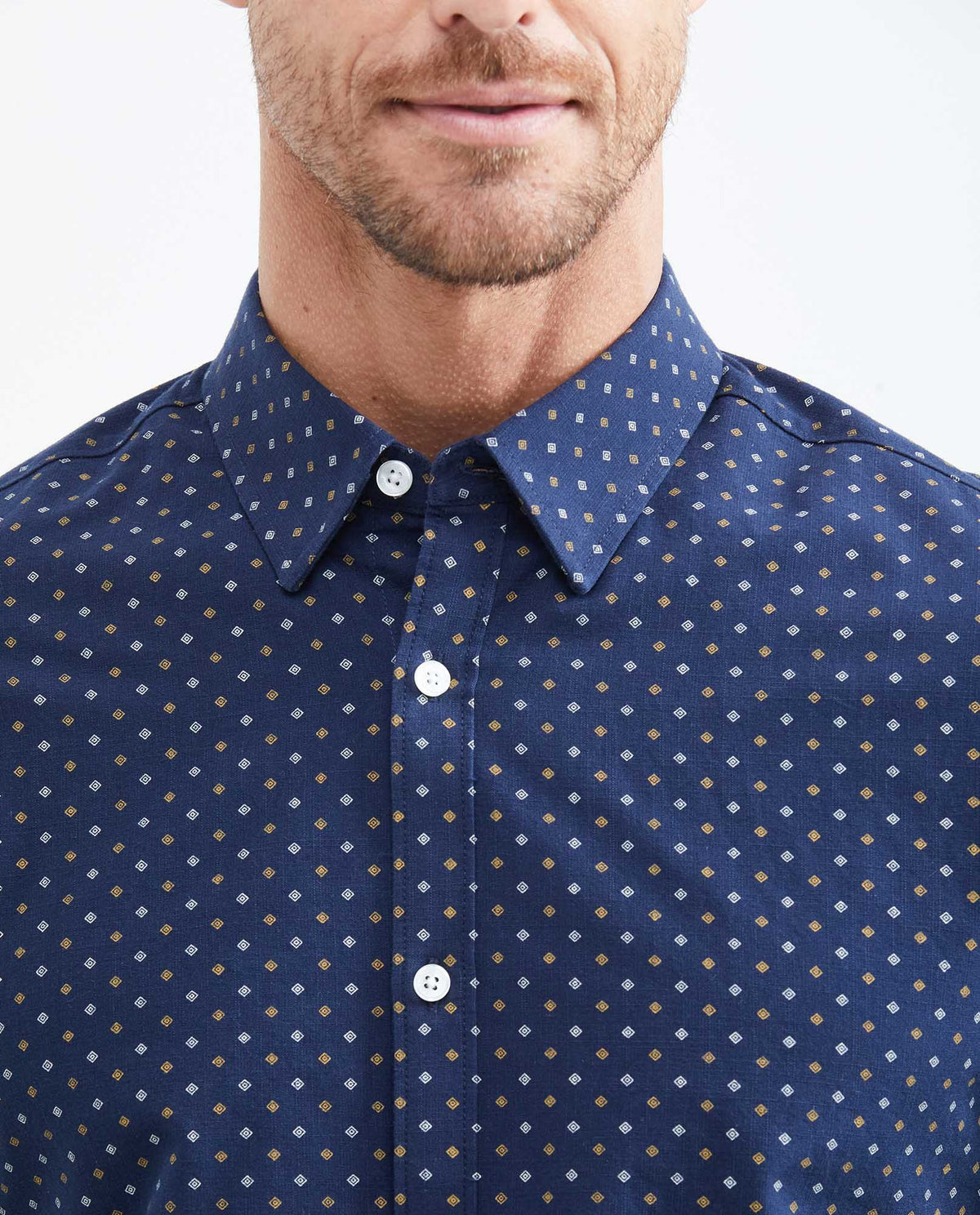 Men´s Button-Down Shirt - Blue 63_617F404_AZU194024_4