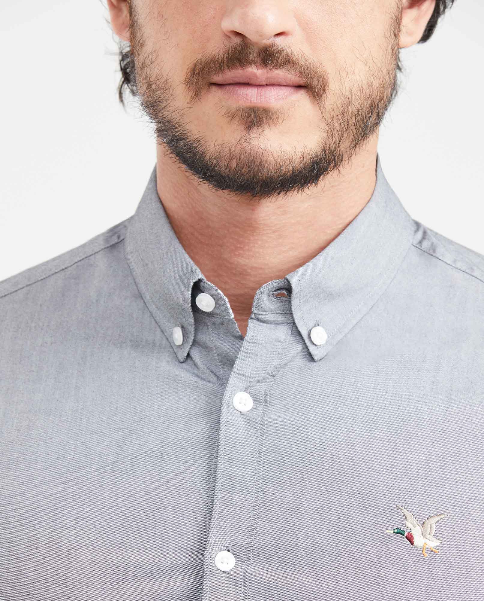 Men's Oxford Button-Down Shirt in Cotton - 2
