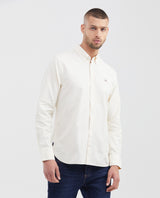 Men's Striped Oxford Shirt Spread Collar in Cotton - 1