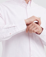 Men's Striped Oxford Shirt Spread Collar in Cotton - 4